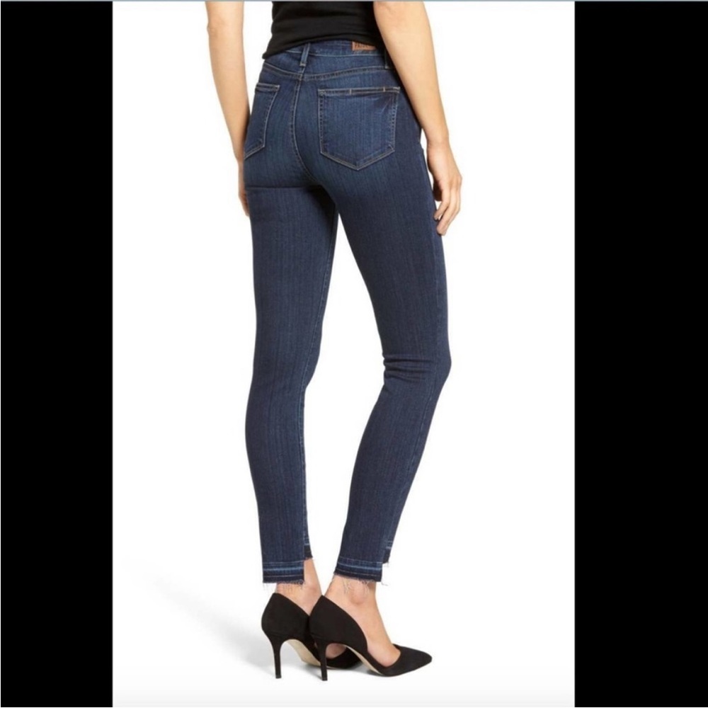 PAIGE Hoxton Ankle High-Rise Skinny Jeans in Putney - Picture 2 of 9